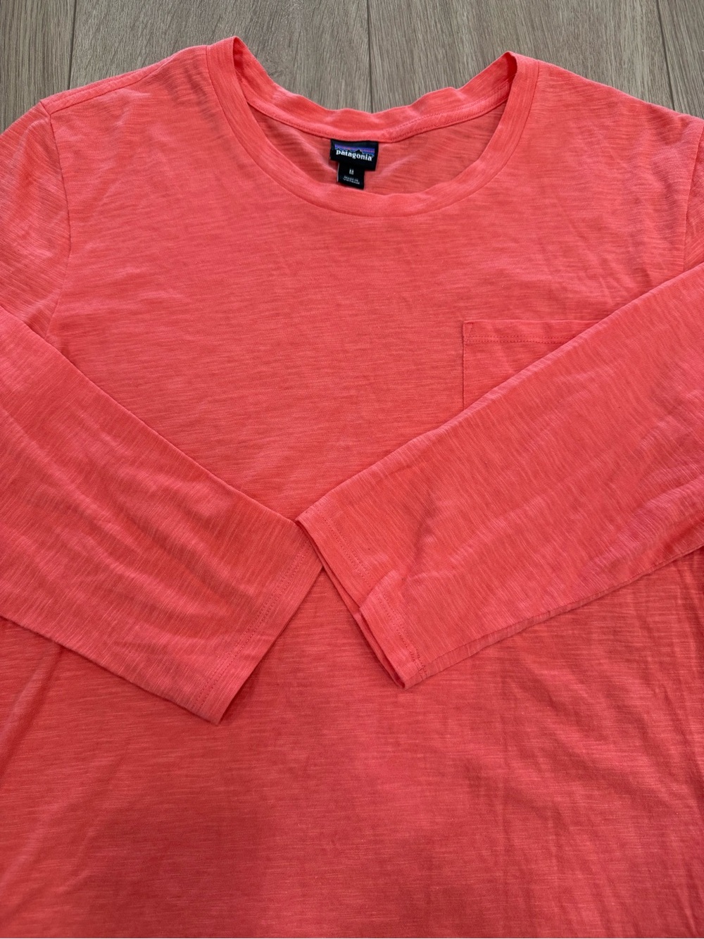 Patagonia Women’s Coral 3/4 Sleeve Pocket Shirt Size M - Picture 4 of 5